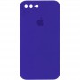 Чохол Silicone Case Square Full Camera Protective (AA) для Apple iPhone 7 plus / 8 plus (5.5") Фіолетовий / Ultra Violet