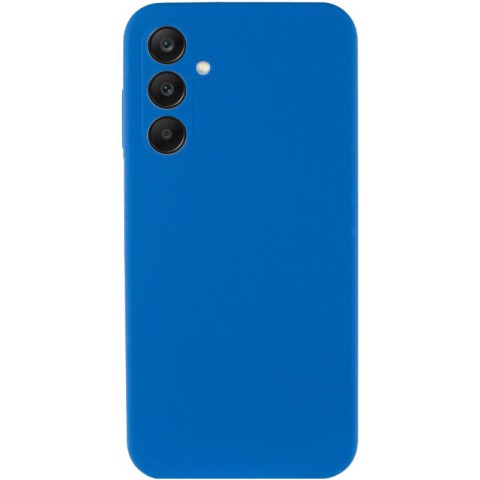 Чохол Silicone Cover Lakshmi Full Camera (AAA) для Samsung Galaxy A56 5G Синій / Denim Blue