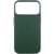 Шкіряний чохол Leather Case (AAA) with MagSafe and Animation для Apple iPhone 17 Pro (6.3") Green