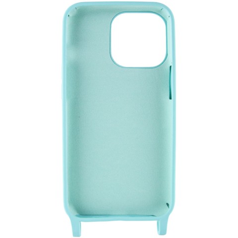 Чохол TPU two straps California для Apple iPhone 12 Pro Max (6.7") Бірюзовий / Marine Green