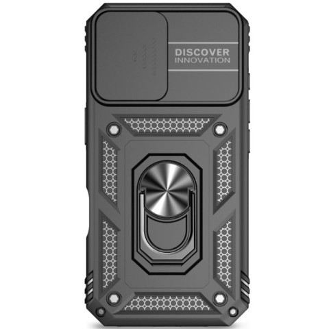 Чохол Ummi Camshield Serge Ring для Apple iPhone 16 (6.1") Чорний / Black