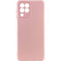 Чохол TPU GETMAN Liquid Silk Full Camera для Samsung Galaxy M33 5G Рожевий / Pink