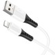 Дата кабель Hoco X82 Silicone USB to Lightning 2.4A (1m) White