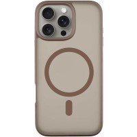 TPU+PC чохол Blueo Skin Friendly Frosted with MagSafe для Apple iPhone 16 Pro (6.3") Золотий