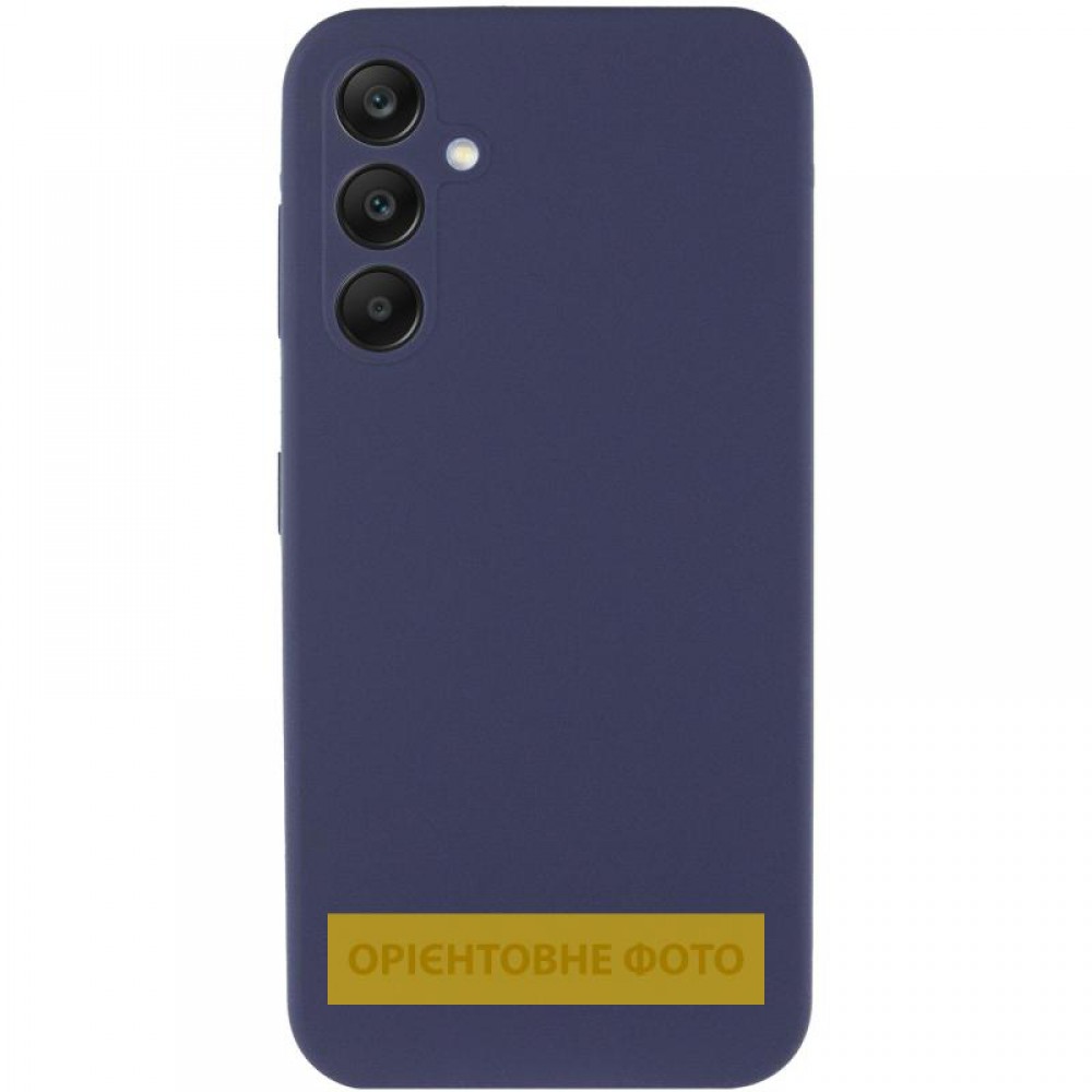 Чохол Silicone Cover Lakshmi Full Camera (AAA) для Samsung Galaxy A10s Темно-синій / Midnight blue