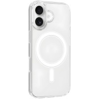 Чохол TPU Clear Case with MagSafe для Apple iPhone 16 (6.1") Clear