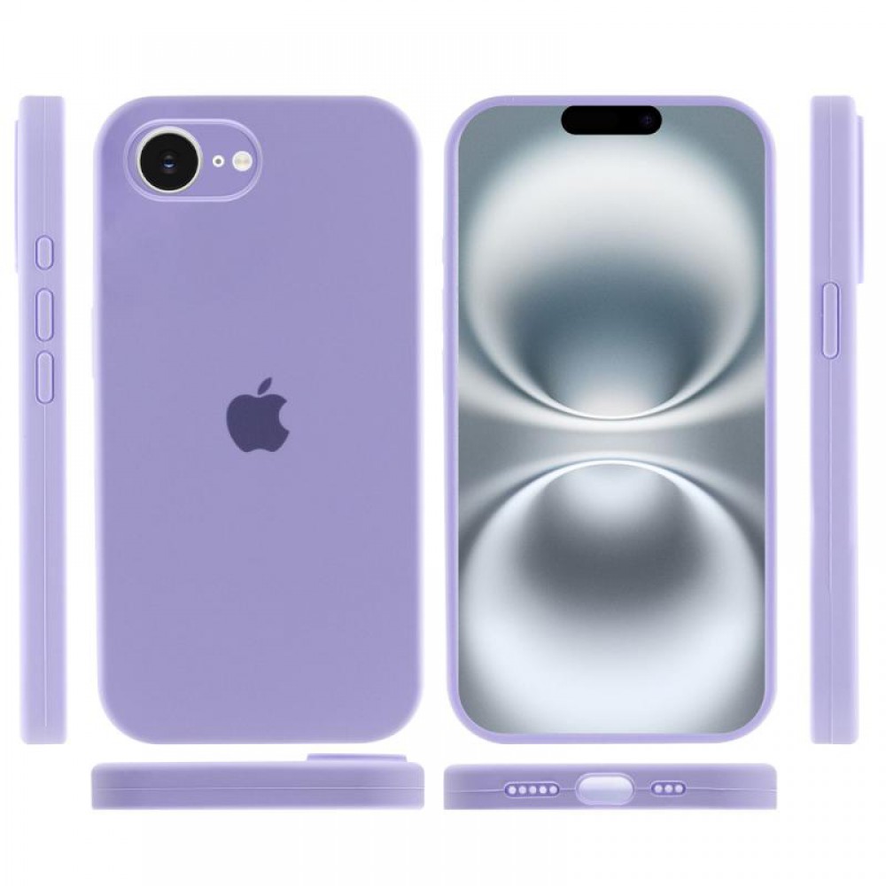 Чехол Silicone Case Full Camera Protective (AA) для Apple iPhone 16e (6.1")