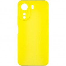 Чохол Silicone Cover Lakshmi Full Camera (AAA) для Xiaomi Redmi 13C / Poco C65 Жовтий / Yellow