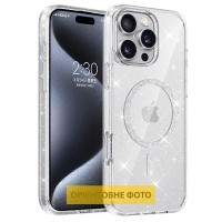 Чохол TPU Eclipse Sparkle (MagFit) для Apple iPhone 16e (6.1") Clear