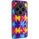 TPU+PC чохол Prisma Fluffie для Xiaomi Redmi 14C / Poco C75 Puzzle