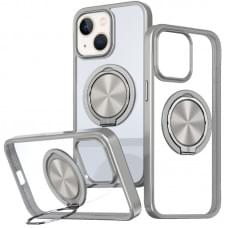 TPU+PC чехол Metal Ring with MagSafe для Apple iPhone 15 (6.1")