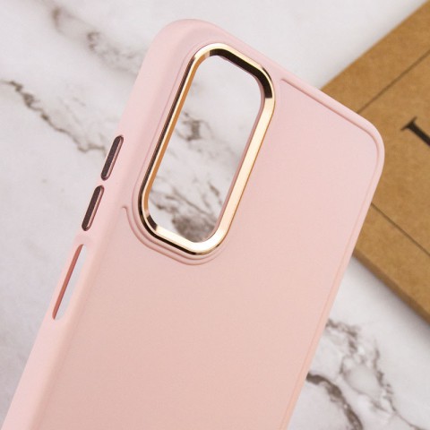 TPU чохол Bonbon Metal Style для Samsung Galaxy A14 4G/5G Рожевий / Light pink