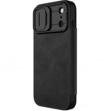 Шкіряний чохол-книжка Nillkin Qin Pro Camshield для Apple iPhone 17 Pro Max (6.9") Black
