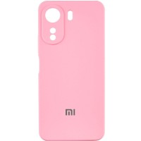 Чохол Silicone Cover Lakshmi Full Camera (AAA) with Logo для Xiaomi Redmi 13C / Poco C65 Рожевий / Light pink
