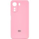 Чохол Silicone Cover Lakshmi Full Camera (AAA) with Logo для Xiaomi Redmi 13C / Poco C65 Рожевий / Light pink