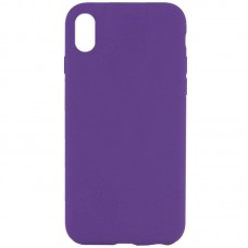 Чохол Silicone Case Full Protective (AA) NO LOGO для Apple iPhone XR (6.1") Фіолетовий / Amethyst