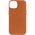 Шкіряний чохол Leather Case (AA Plus) with MagSafe для Apple iPhone 14 (6.1") Saddle Brown