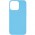 Силіконовий чохол Candy для Apple iPhone 14 Pro Max (6.7") Блакитний