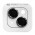 Захисне скло Metal Classic на камеру (в упак.) для Apple iPhone 14 (6.1") / 14 Plus (6.7") Чорний / Midnight