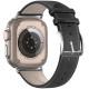 Ремінець Dux Ducis Leather Strap Classic для Apple Watch 42(ser.1-3)/44/45/46/49mm Black