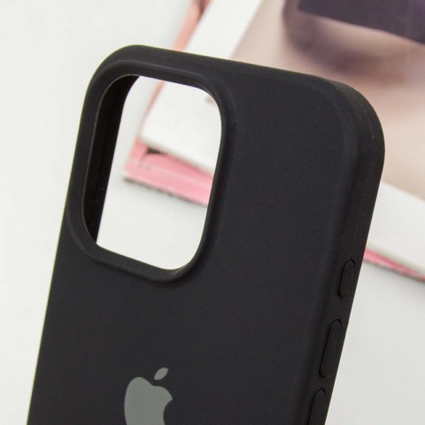 Чохол Silicone Case Full Protective (AA) для Apple iPhone 13 Pro Max (6.7") Чорний / Black