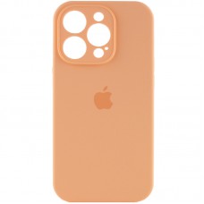 Чохол Silicone Case Full Camera Protective (AA) для Apple iPhone 12 Pro Max (6.7") Помаранчевий / Cantaloupe