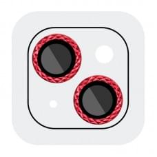 Защитное стекло Metal Shine на камеру (в упак.) для Apple iPhone 15 (6.1") / 15 Plus (6.7")