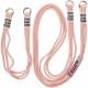 Чохол TPU two straps California для Apple iPhone 12 Pro / 12 (6.1") Рожевий / Pink Sand
