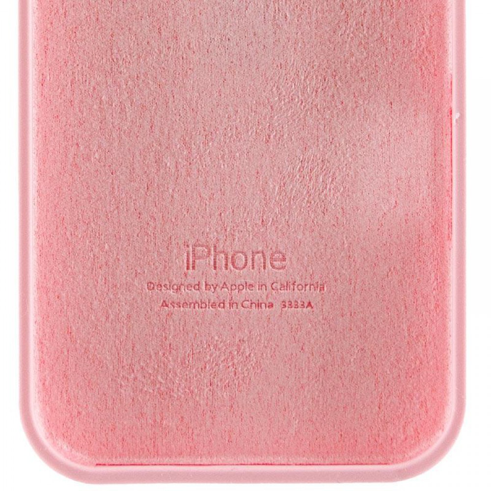 Чохол Silicone Case Full Protective (AA) для Apple iPhone 16e (6.1") Рожевий / Light pink