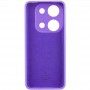 Чохол Silicone Cover Lakshmi Full Camera (AAA) для Xiaomi Redmi Note 13 4G Фіолетовий / Amethyst