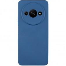 Чохол TPU GETMAN Liquid Silk Full Camera для Xiaomi Redmi A3 Синій / Navy Blue