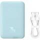 Портативний зарядний пристрій Power Bank Baseus Magnetic Mini OS 20W c БЗП 10000 mAh (PPCX110105) Blue