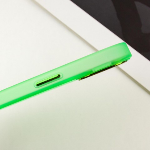 Чохол TPU+PC Lily with MagSafe для Apple iPhone 13 (6.1") Neon Green