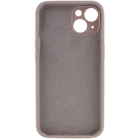 Чохол Silicone Case Full Camera Protective (AA) NO LOGO для Apple iPhone 13 (6.1") Сірий / Lavender