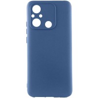 Чохол TPU GETMAN Liquid Silk Full Camera для Xiaomi Redmi 12C Синій / Navy Blue