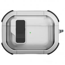 Футляр протиударний Locking Button для навушників Airpods Pro 2 / Pro White