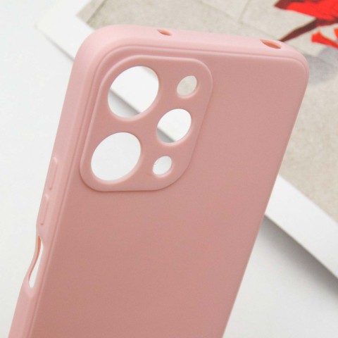 Силіконовий чохол Candy Full Camera для Xiaomi Redmi 12 Рожевий / Pink Sand