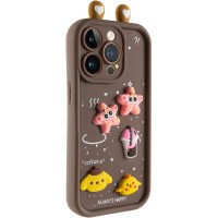 Чохол TPU Toys Case with Ears для Apple iPhone 13 Pro (6.1") Brown