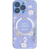 TPU+PC чохол Secret Garden with MagSafe для Apple iPhone 16 Pro (6.3") Lilac