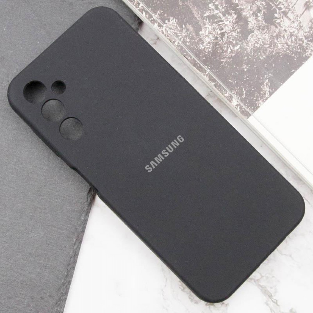 Чохол Silicone Cover Lakshmi Full Camera (AA) with logo для Samsung Galaxy A15 4G/5G / M15 5G Чорний / Black