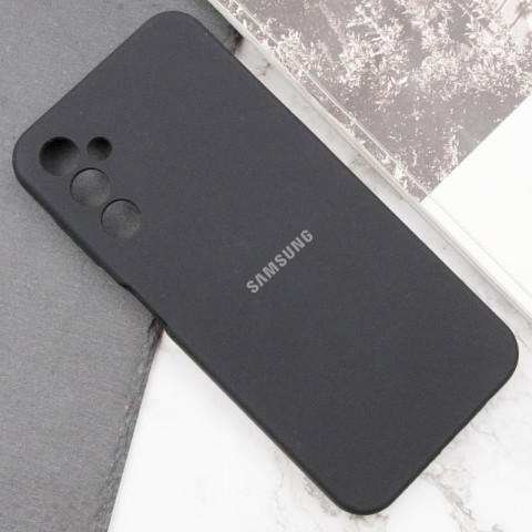 Чохол Silicone Cover Lakshmi Full Camera (AA) with logo для Samsung Galaxy A15 4G/5G / M15 5G Чорний / Black