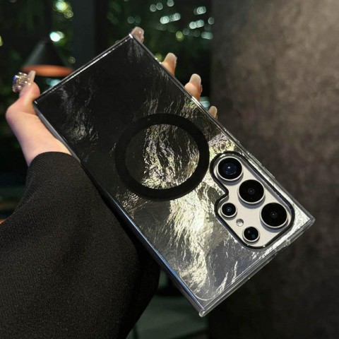 Чохол TPU Shiny Mountain (MagFit) для Samsung Galaxy S25 Ultra Black