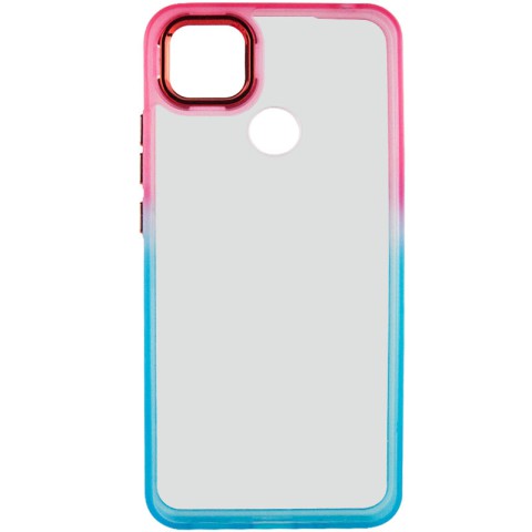 Чохол TPU+PC Fresh sip series для Xiaomi Redmi 9C Бірюзовий / Рожевий