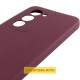 Чохол TPU GETMAN Liquid Silk Full Camera для Xiaomi Redmi 15 (Global) Бордовий / Marsala