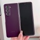 Шкіряний чохол Leather Case (AAA) для Samsung Galaxy Z Fold5 Purple