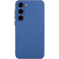 Чохол TPU GETMAN Liquid Silk Full Camera для Samsung Galaxy S23 Синій / Navy Blue