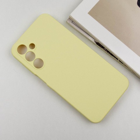 Чохол Silicone Cover Lakshmi Full Camera (AA) для Samsung Galaxy A16 4G/5G Жовтий / Mellow Yellow