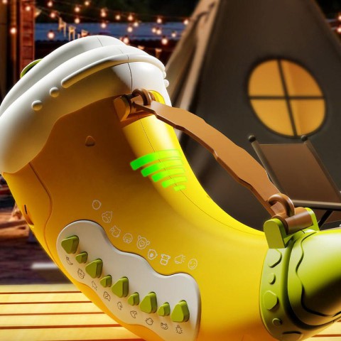 Музична інтерактивна іграшка Ummi ME-211 Animal Rallying Cry Yellow