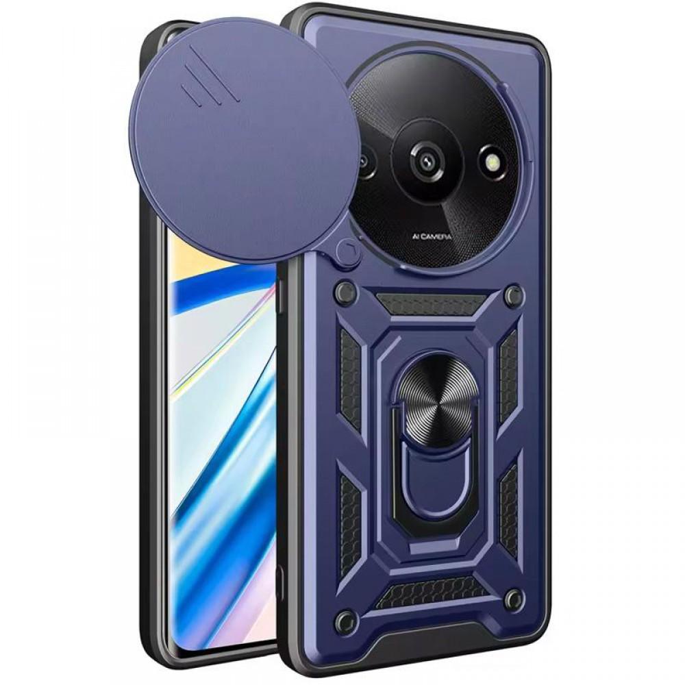 Чохол Ummi Camshield Serge Ring для Xiaomi Redmi A3 / A3x Синій