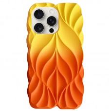TPU чохол Leaf для Apple iPhone 14 Pro Max (6.7") Yellow / Orange
